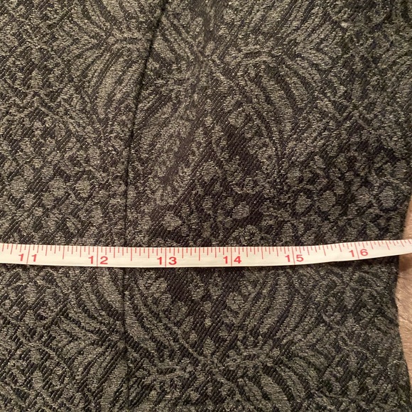 Coldwater Creek Gray & Black Jacquard Jacket 6P - Picture 9 of 9